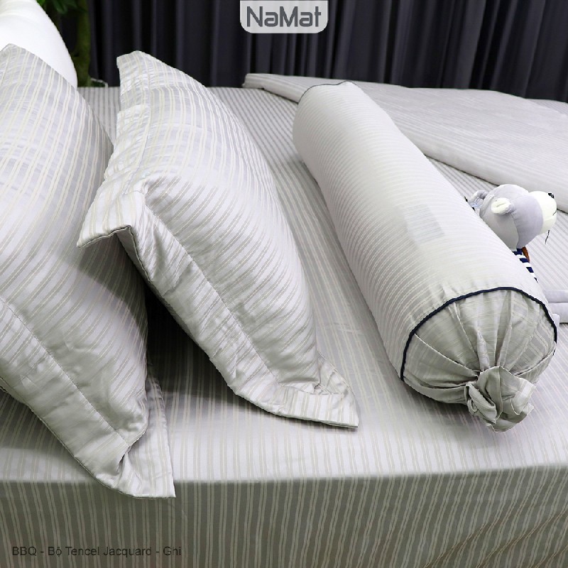 Vỏ gối ôm Tencel Jacquard 35x105cm - BBQ