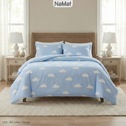 Luka - Bộ Chăn Ga gối 4 Món Đa Năng (4 mùa) - LKA