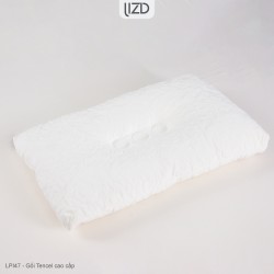Gối Tencel cao cấp, dáng thấp, đỡ cổ vai gáy, bông lông vũ - LPI47