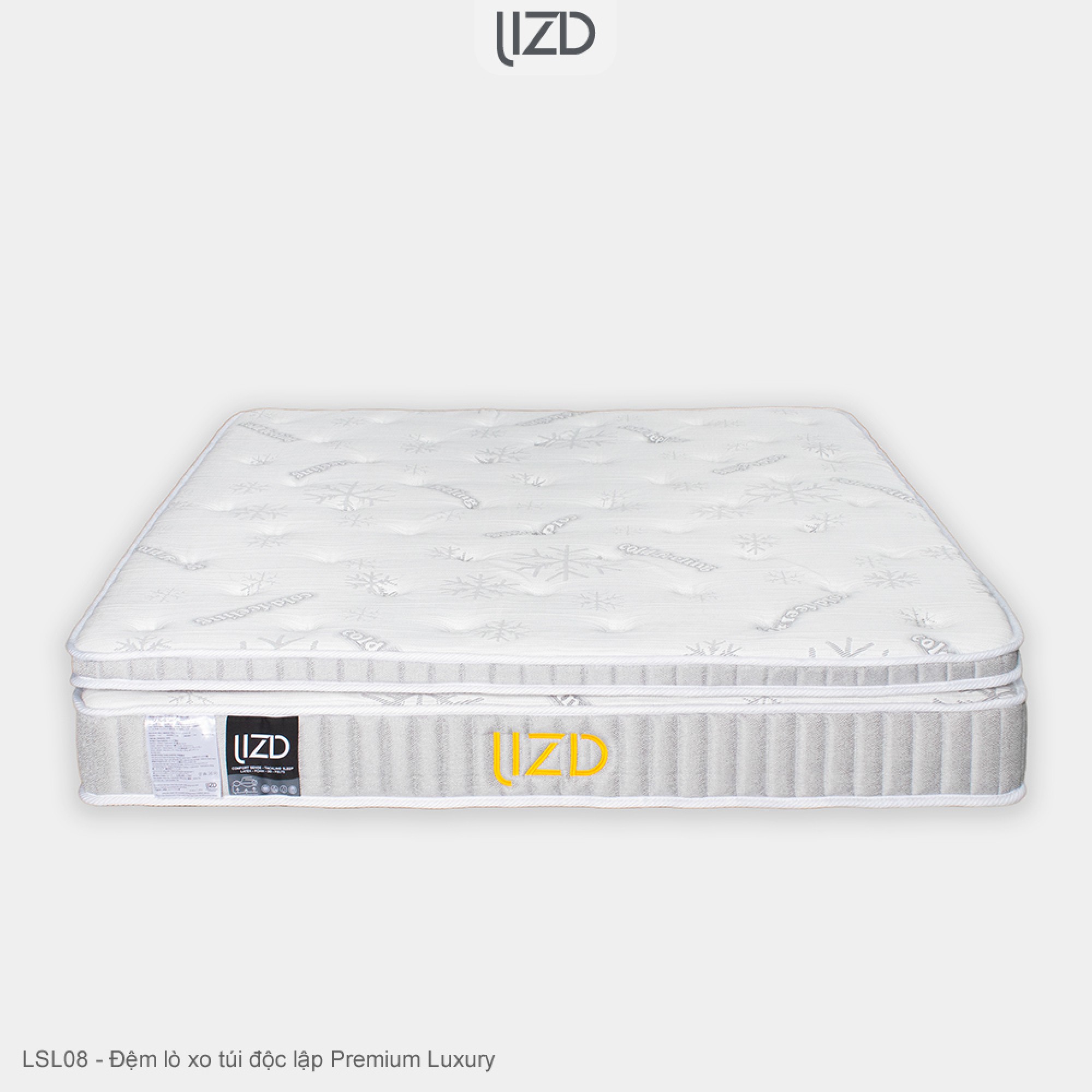 Đệm lò xo túi độc lập Premium luxury 25cm - LSL08