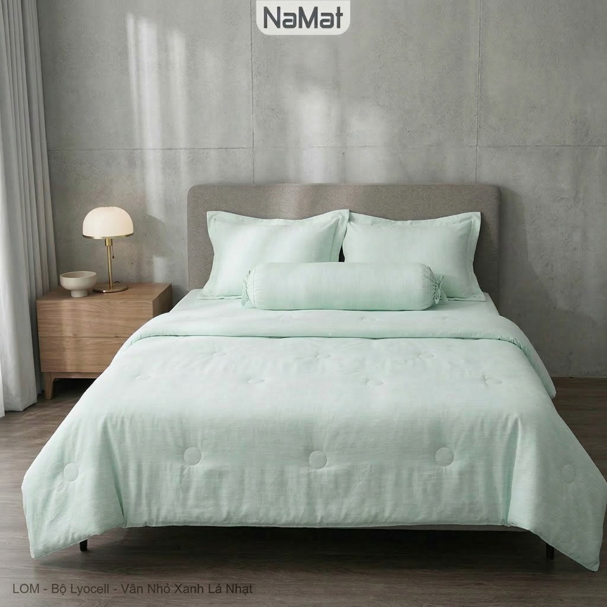 Lyocell - Bộ Chăn Ga Gối 4 Món Đa Năng (4 mùa) - LOM