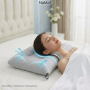 Gối massage lạnh, hỗ trợ đau vai cổ gáy, bông lông vũ - NAP02