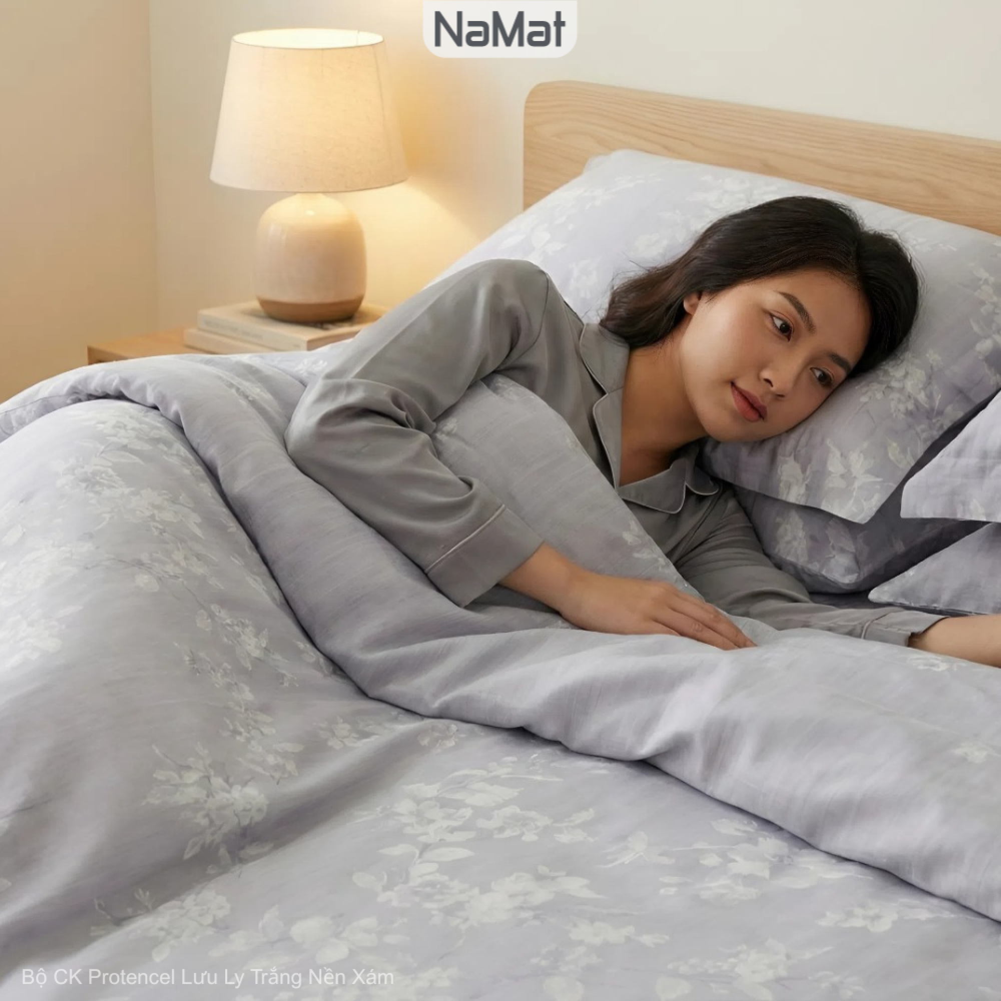 Protencel - Bộ Chăn Ga Bọc/Phủ Chần 4 Món Đa năng (4 mùa) - T6S