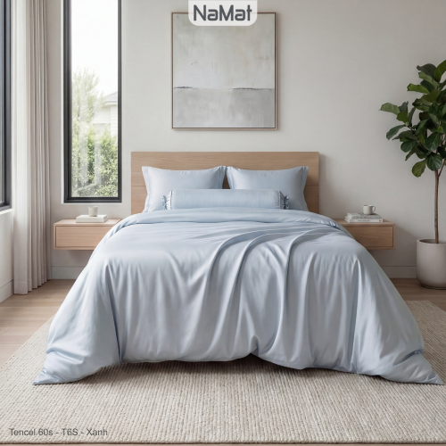 Tencel 60S - Bộ Chăn Ga Gối 4 Món Đa Năng (4 mùa) - T6S