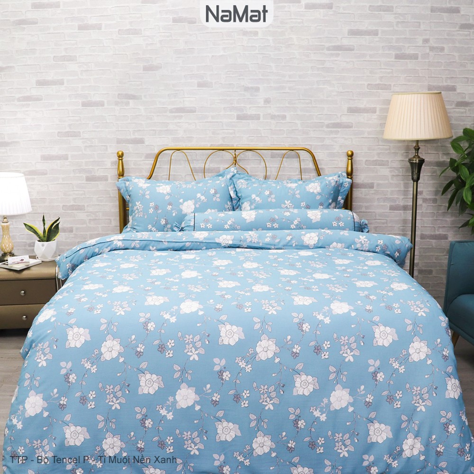 Tencel P - Combo Ga + Vỏ Gối 3 Món - TTP